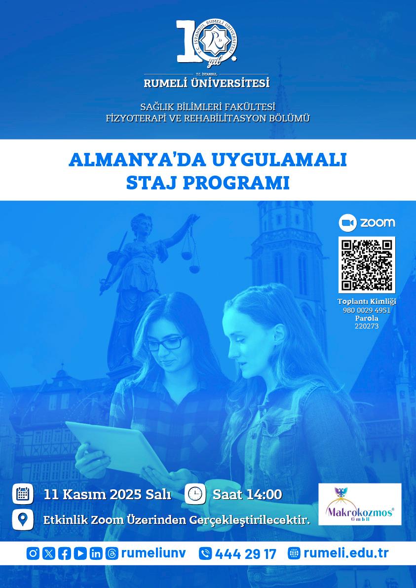 Almanya'da Uygulamalı Staj Programı Rumeli Üniversitesi x Makrokozmos İş Birliğiyle